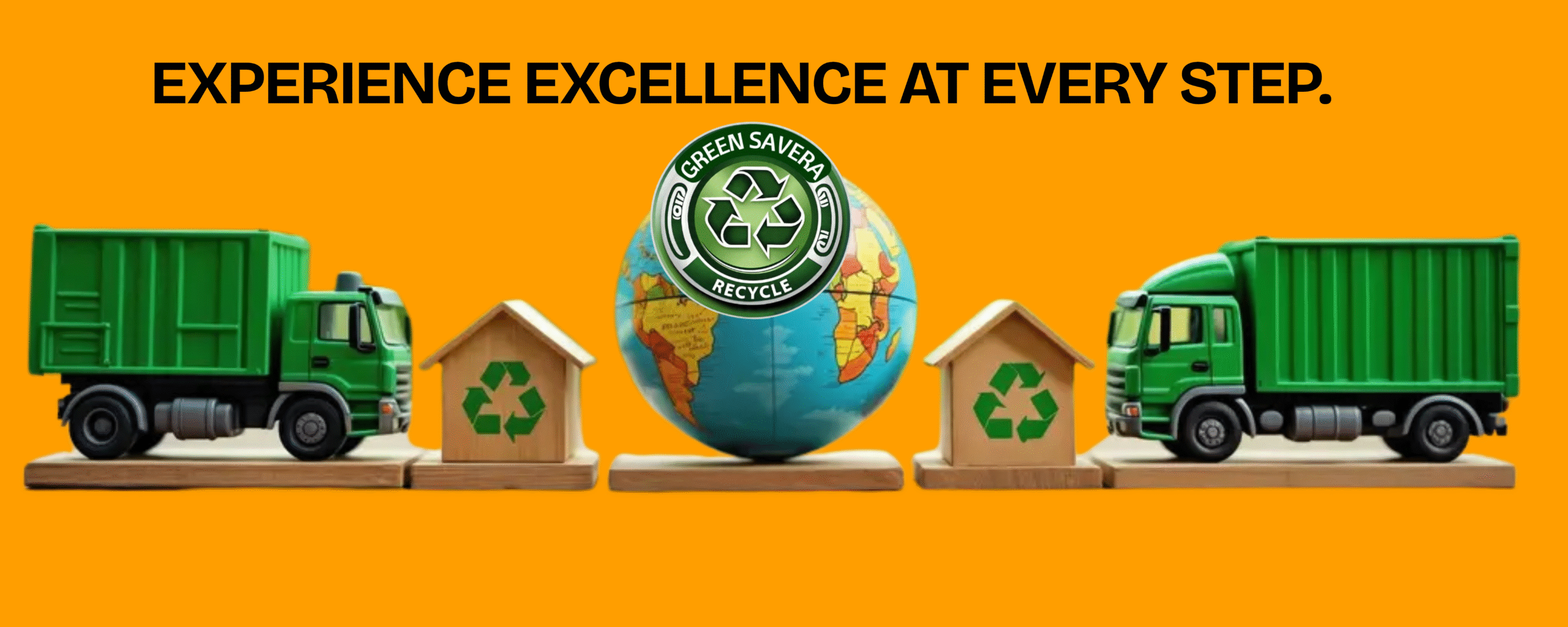 Green and White Modern Waste Disposal Services Outdoor Banner (8)
